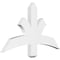Ekena Millwork Davenport Architectural Grade PVC Gable Bracket, 36"W x 21"H x 2"D x 4"F, 14/12 Pitch GBP036X21X0204DAV00 - alternate 1